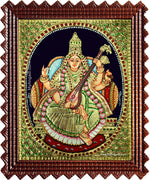 Saraswati Devi Tanjore Painting