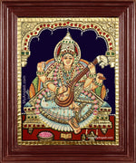 Saraswathi Devi Tanjore Painting