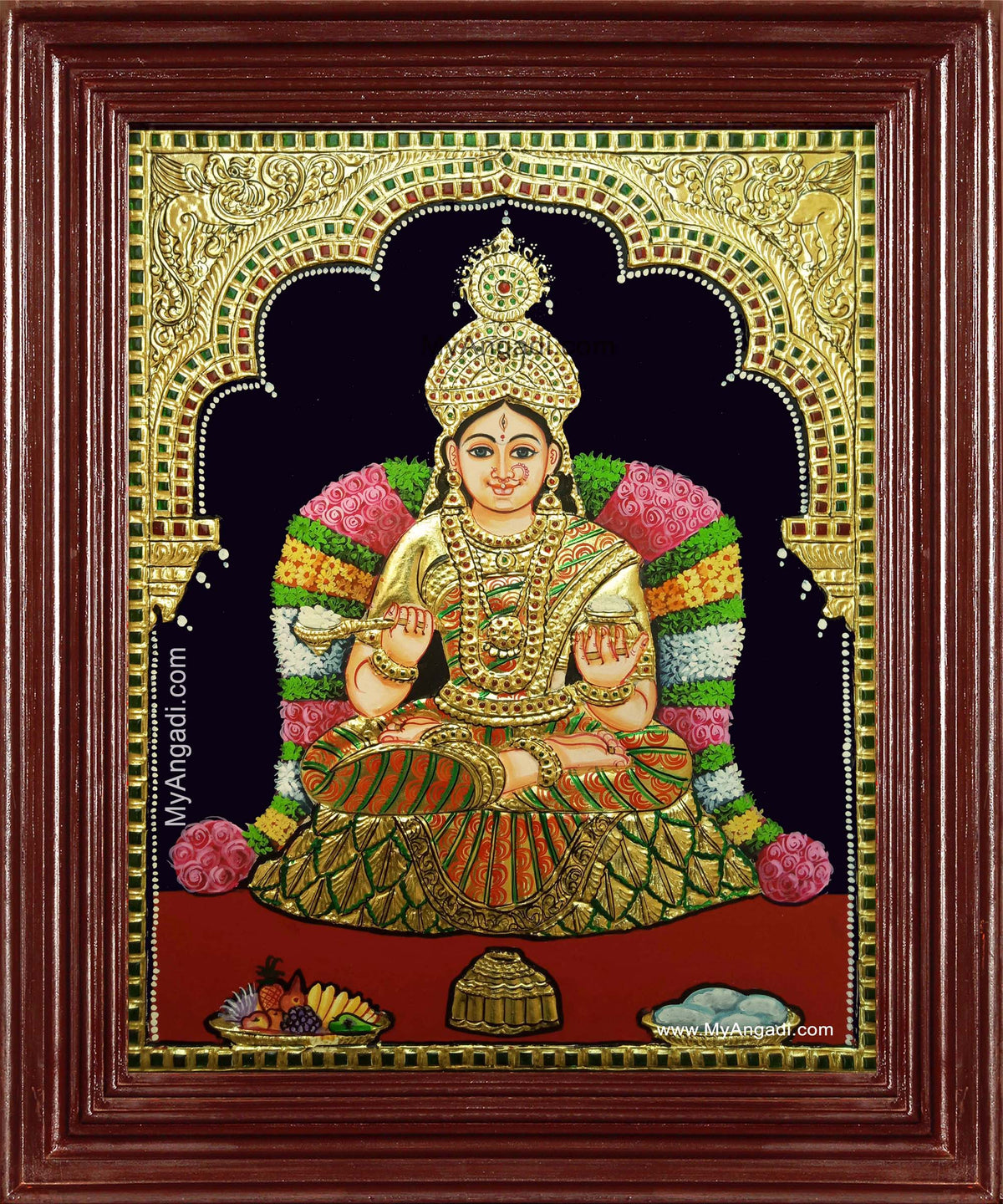 Annapurneswari Tanjore Painting