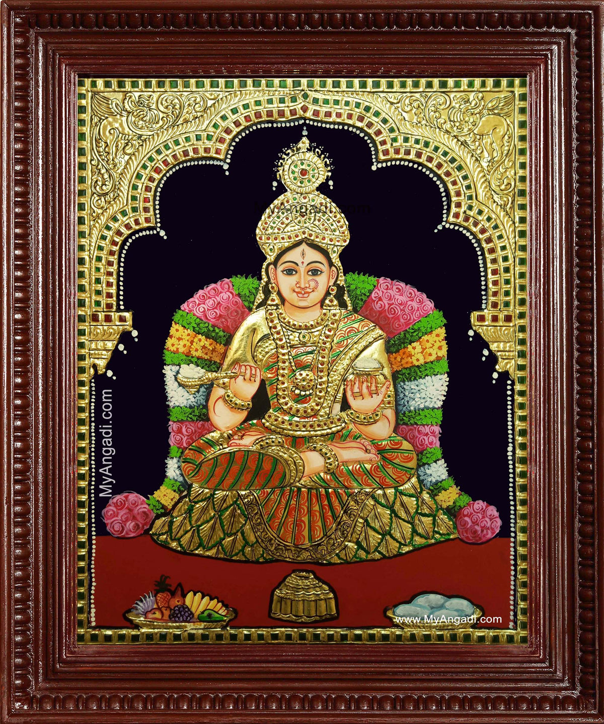 Annapurneswari Tanjore Painting