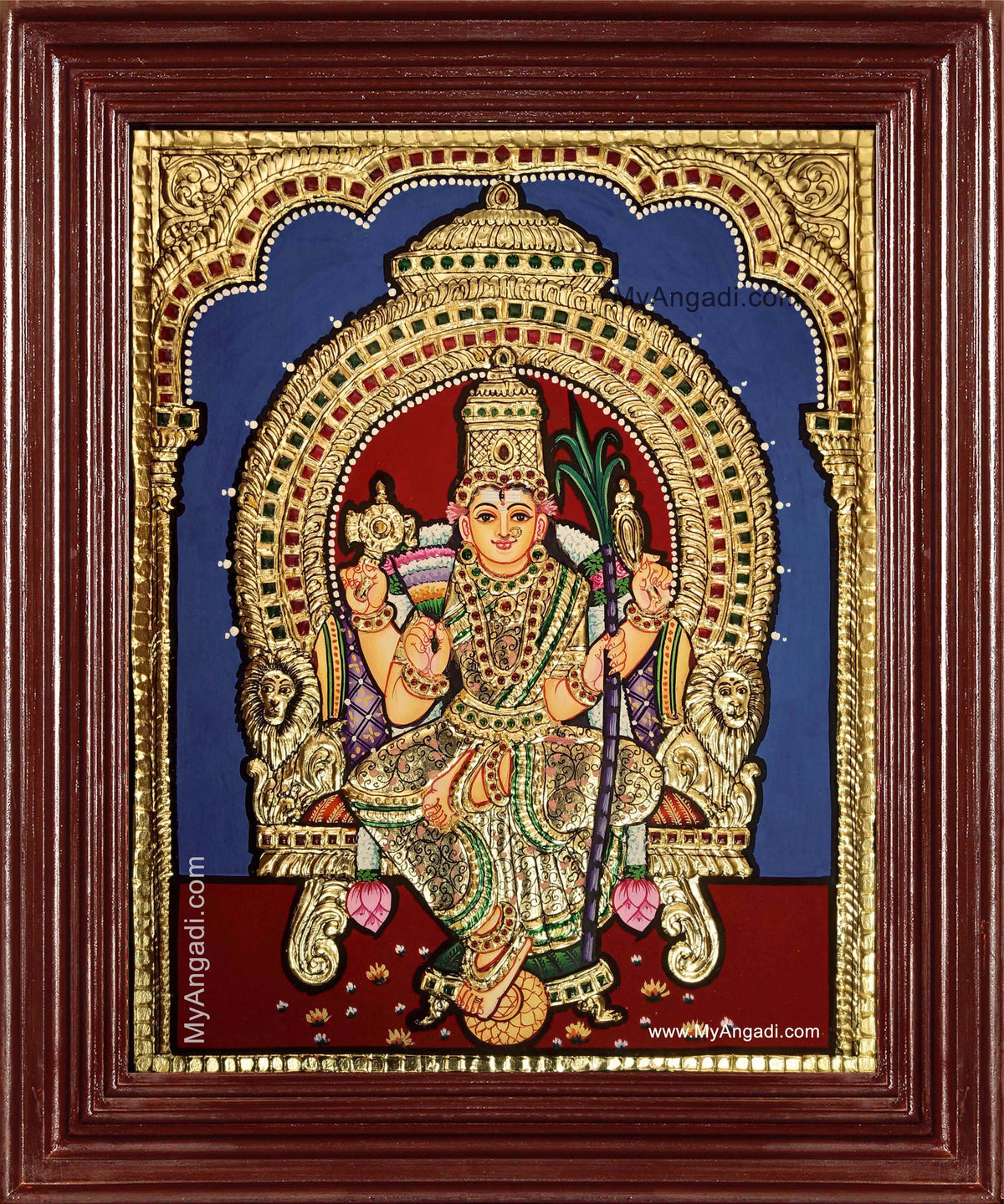 Lalitha Devi Tanjore Painting