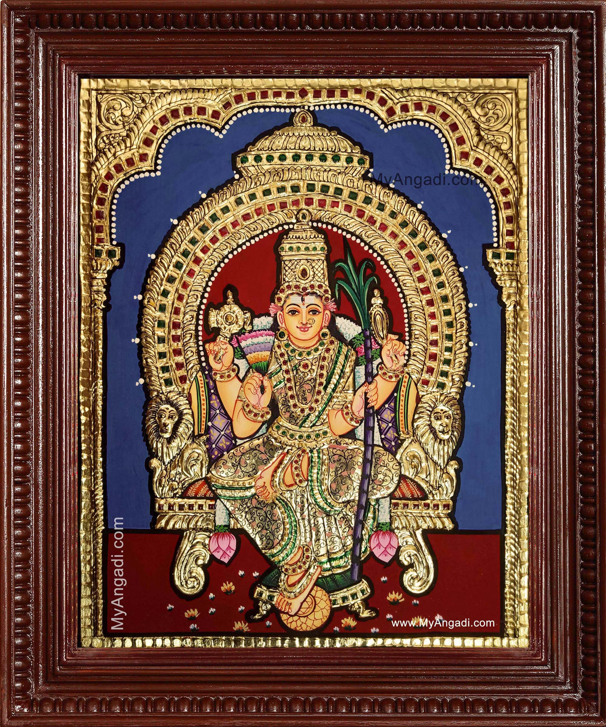 Lalitha Devi Tanjore Painting