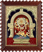 Kalamangalam Kulavilakku Amman Tanjore Painting