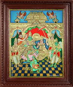 Shri Rama Pattabishekam Tanjore Painting