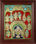 Krishna Dasavatharam Tanjore Painting