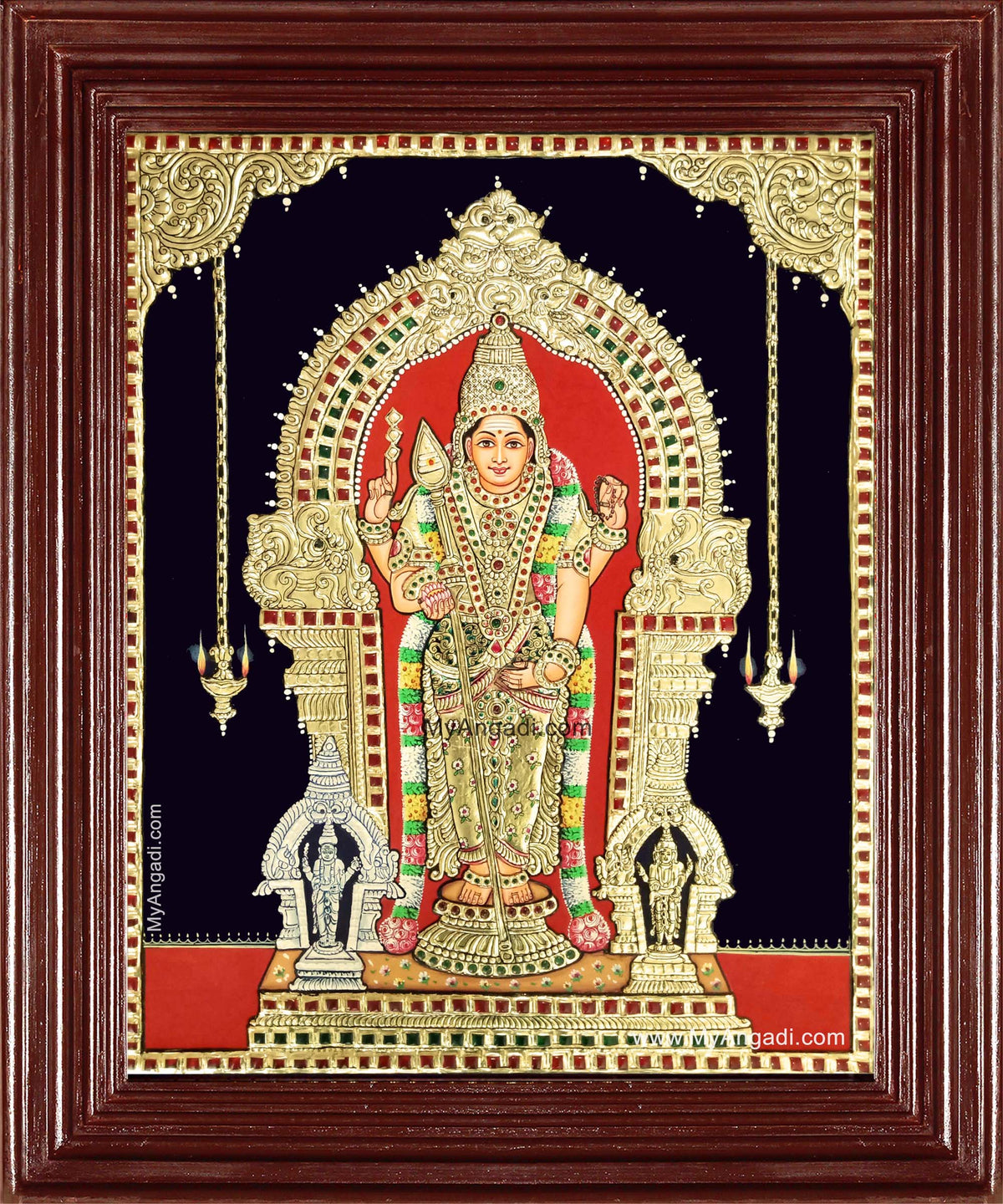 Thiruchendur Murugan Tanjore Painting