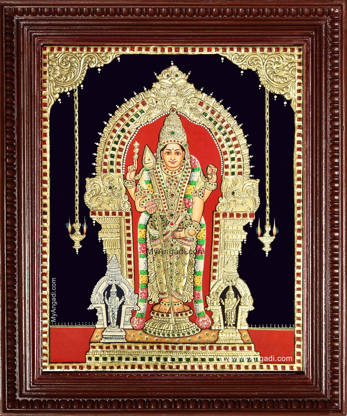 Thiruchendur Murugan Tanjore Painting