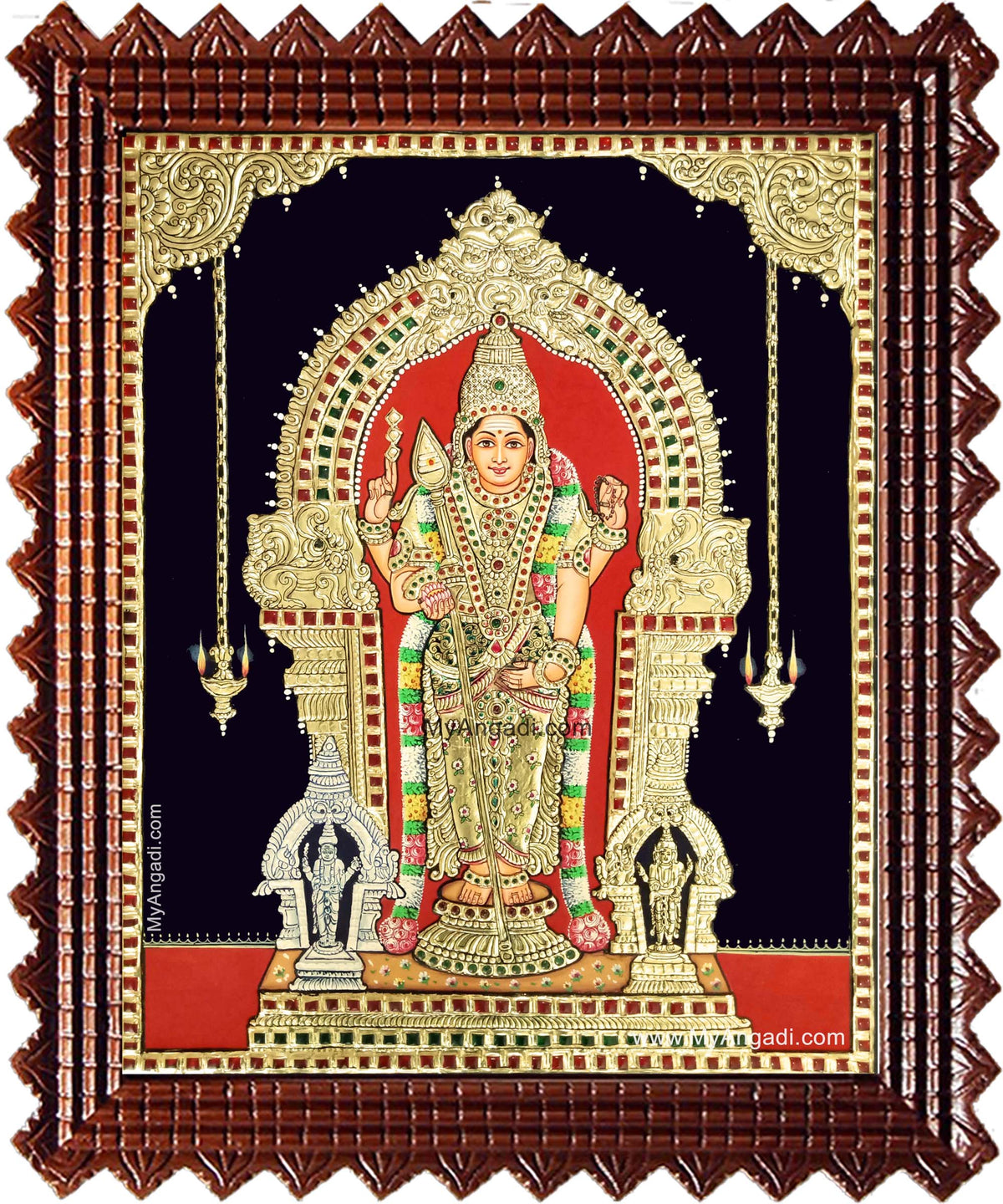 Thiruchendur Murugan Tanjore Painting
