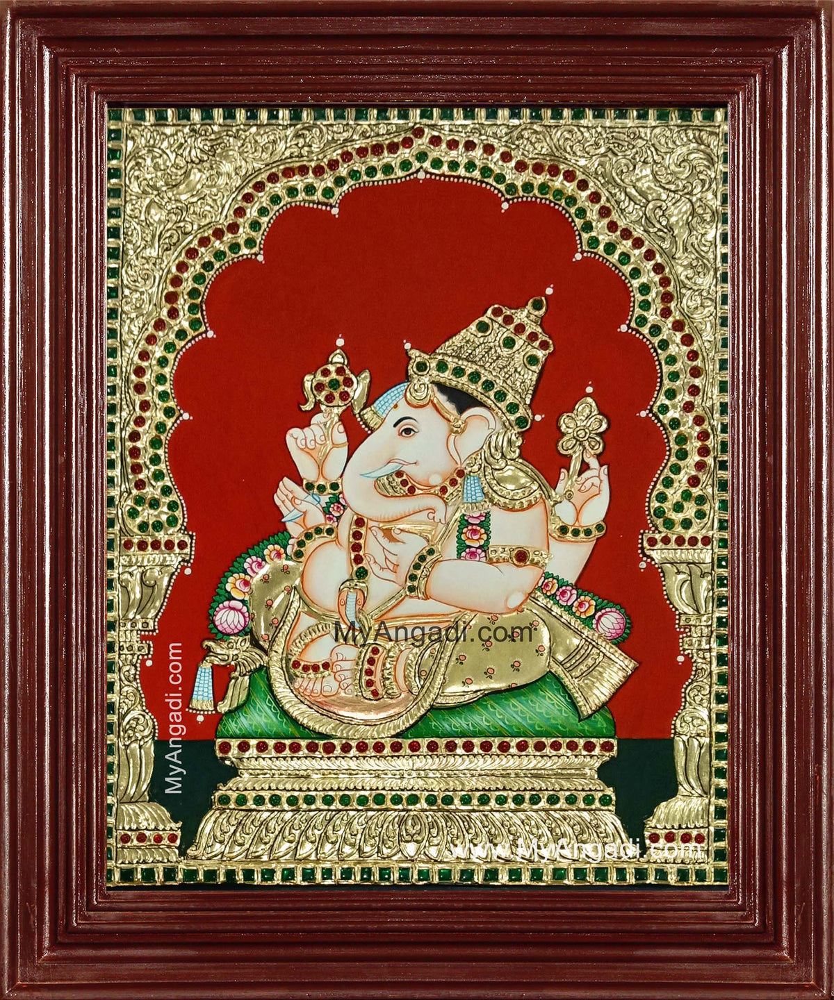 Sri Ganesha Tanjore Painting