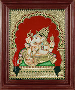 Sri Ganesha Tanjore Painting
