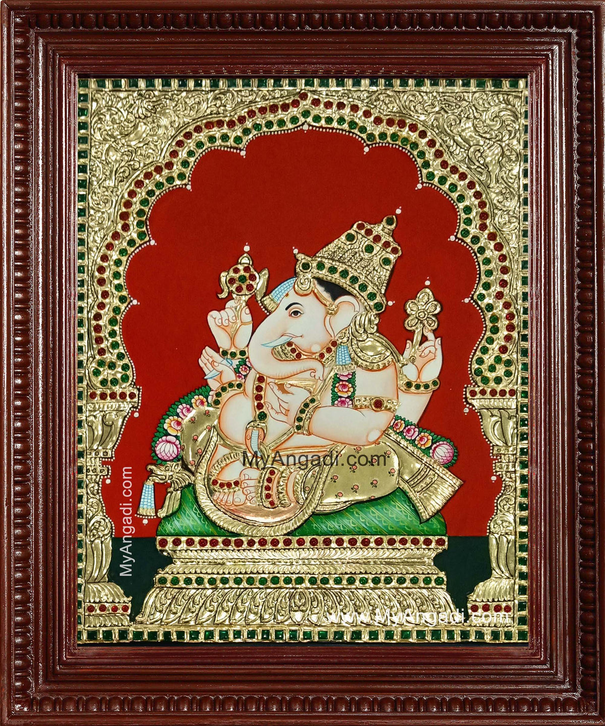 Sri Ganesha Tanjore Painting