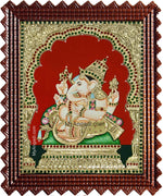 Sri Ganesha Tanjore Painting