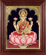 Goddess Maha Lakshmi Tanjore Painting