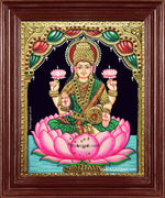 Goddess Maha Laxmi Tanjore Painting