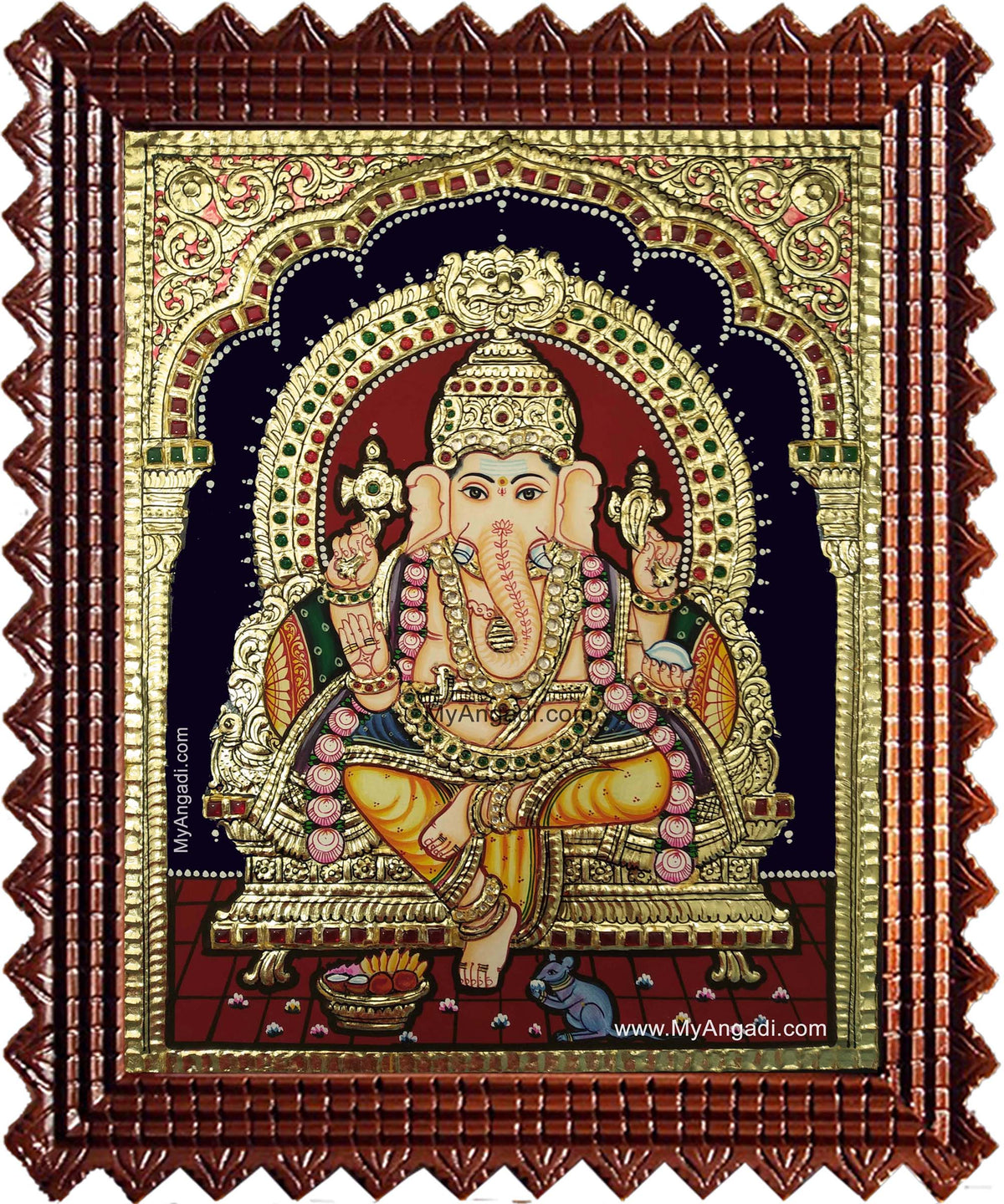 Ganesha Tanjore Painting
