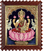Gaja Lakshmi Tanjore Painting