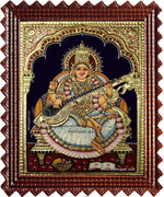 Saraswathi Tanjore Painting