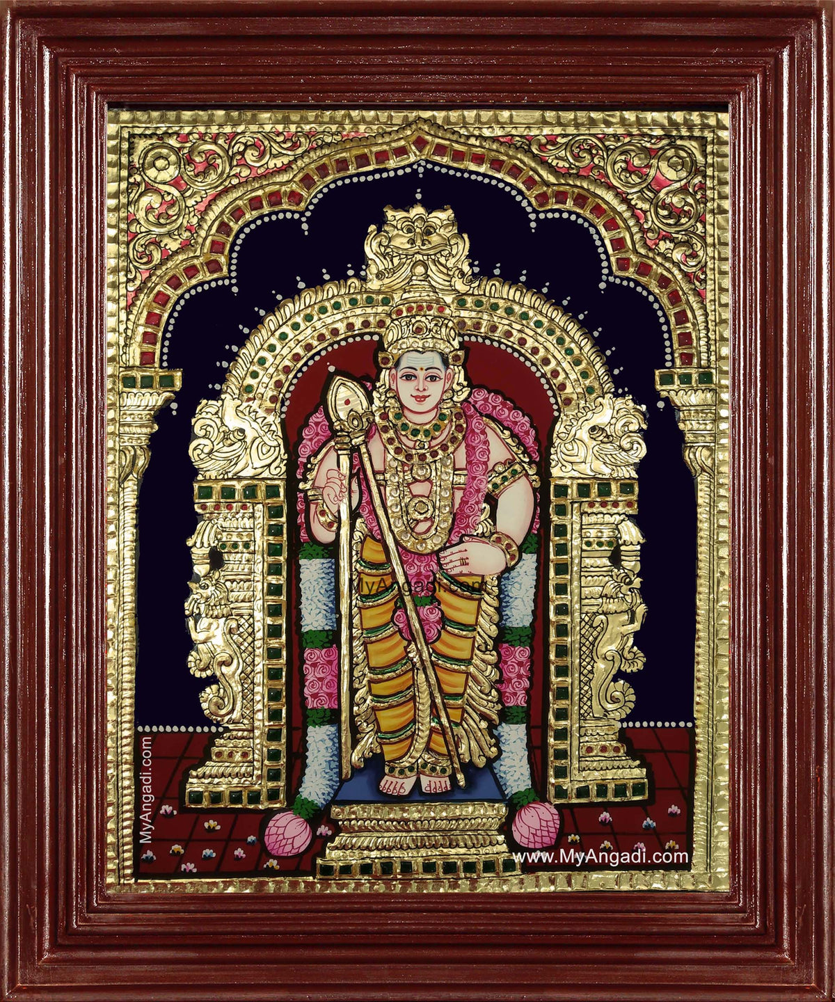 Murugan Tanjore Painting
