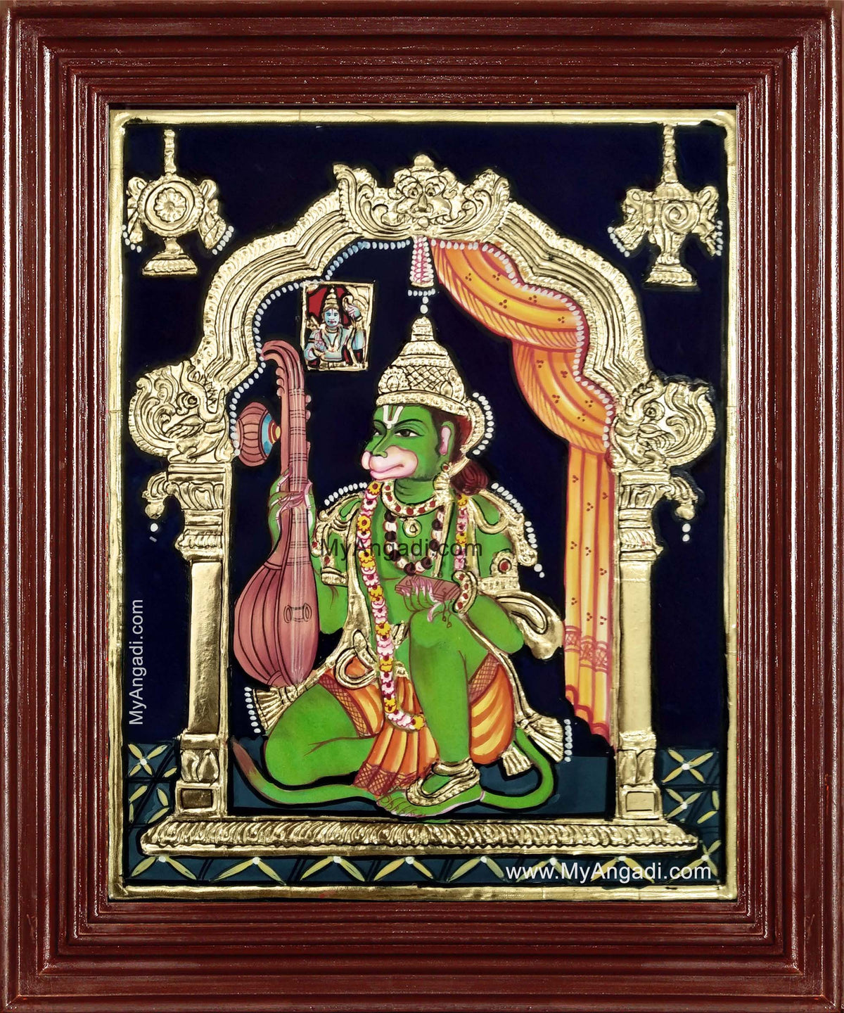 Hanuman Tanjore Painting