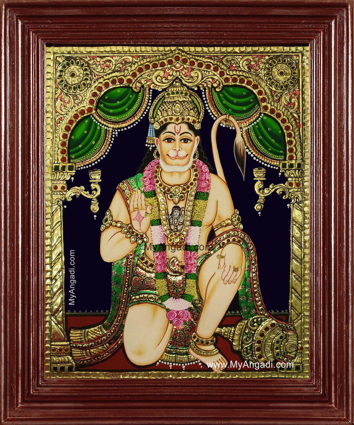 Hanuman Tanjore Painting