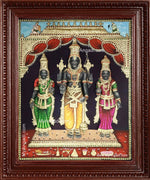 Kallazhagar 3d Embossed Tanjore Painting