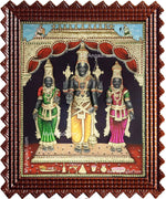 Kallazhagar 3d Embossed Tanjore Painting