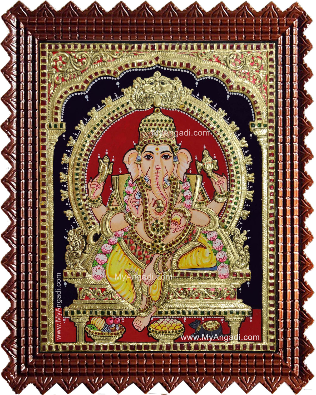 Ganesha Tanjore Painting