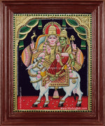 Pradosha Sivan Paravathi Tanjore Painting