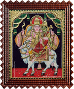 Pradosha Sivan Paravathi Tanjore Painting