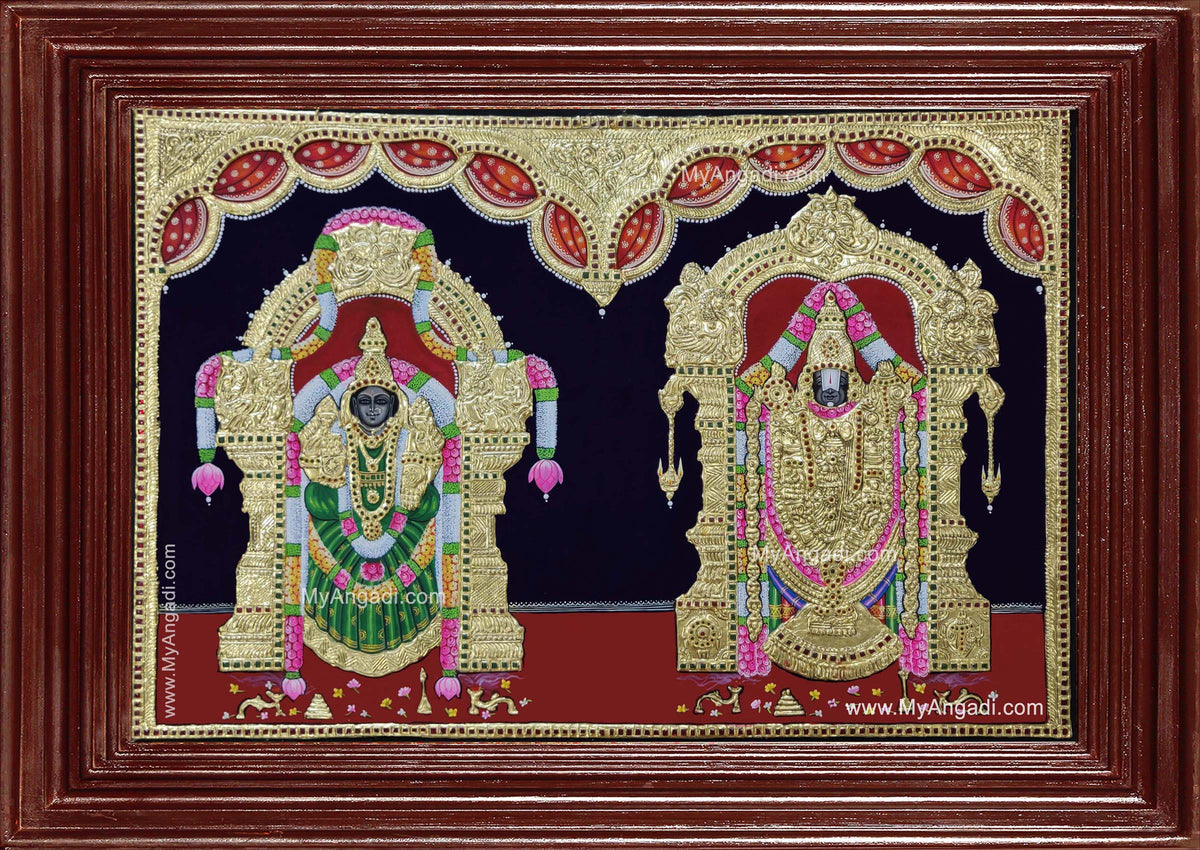 Srinivasan Alamelumanga Tanjore Painting