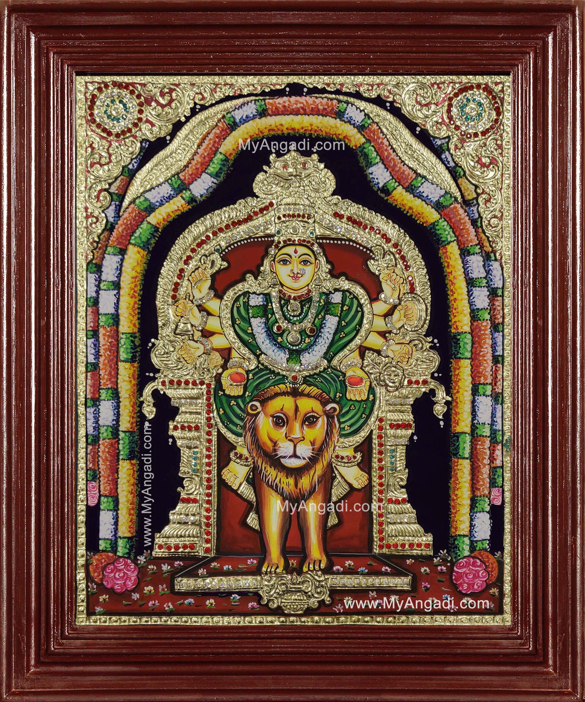 Bana Sankari Tanjore Painting