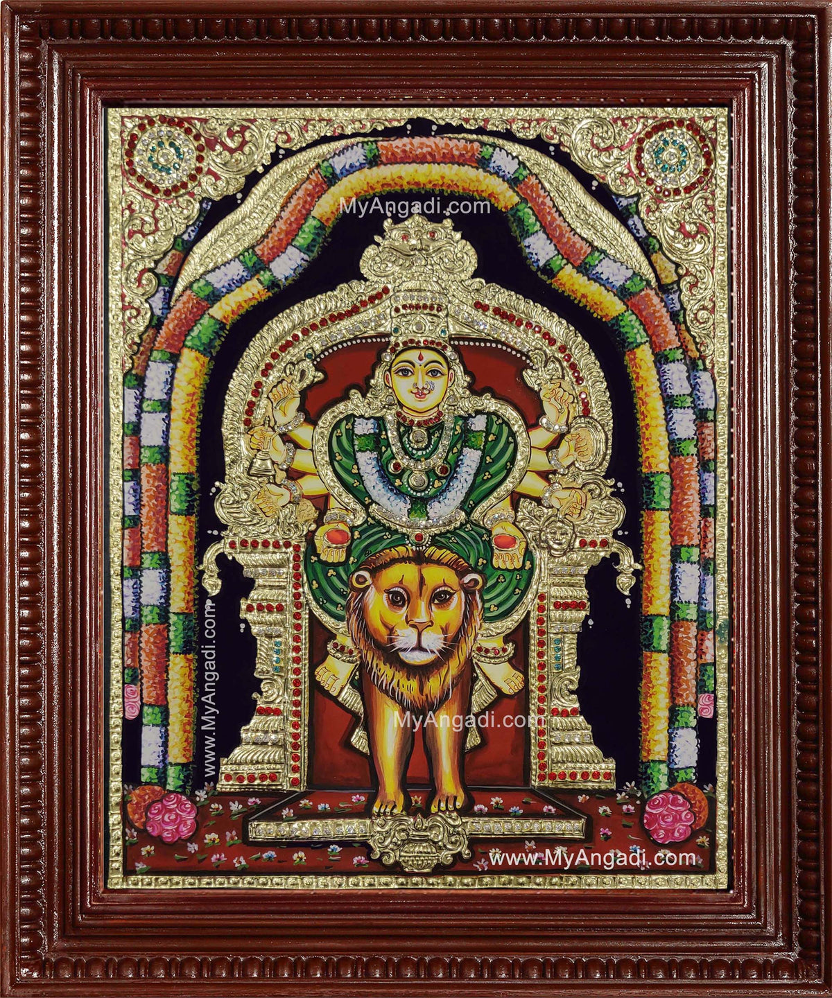Bana Sankari Tanjore Painting