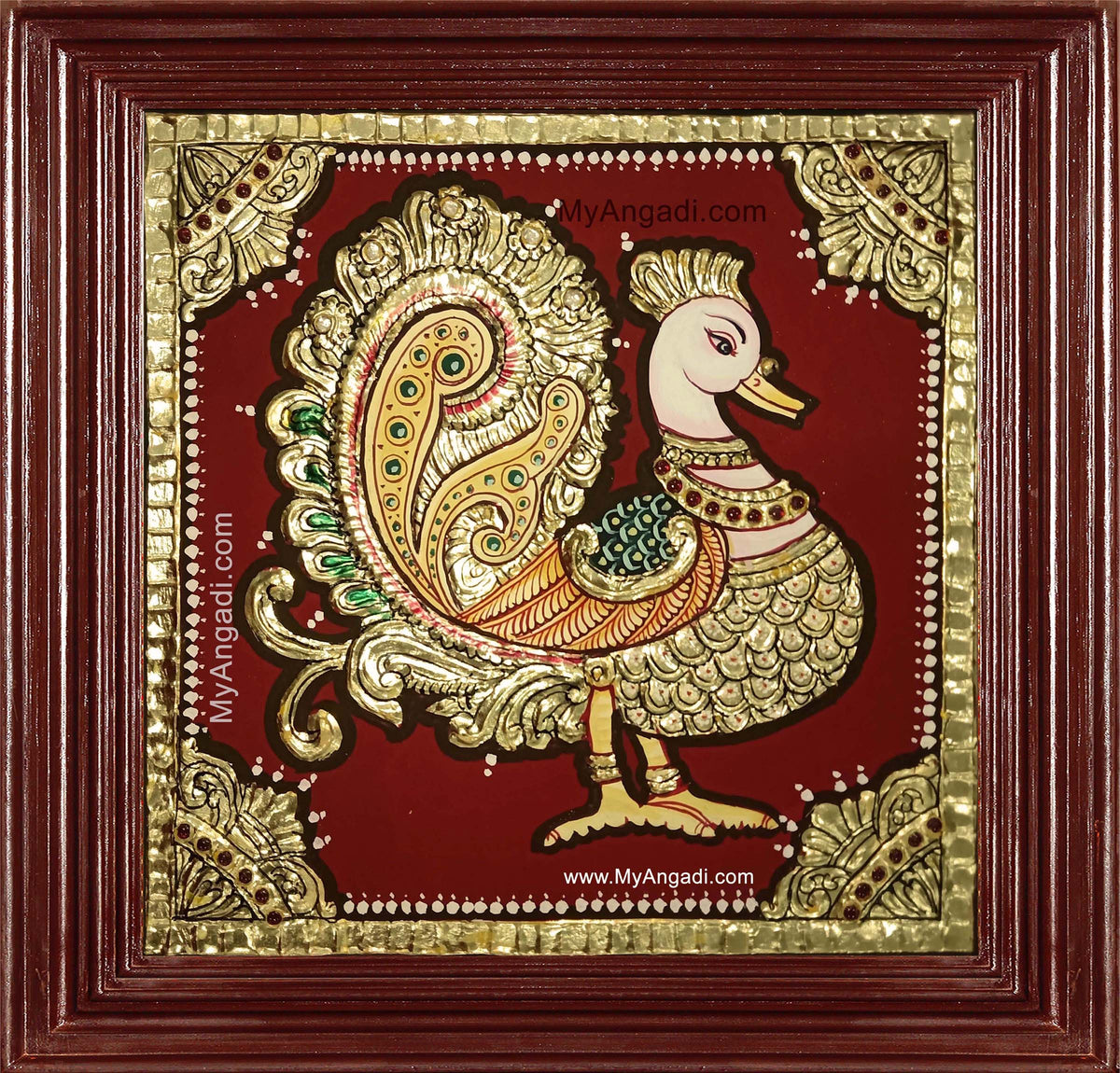 Anna Pakshi Tanjore Painting - 2