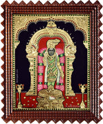 Madurai Meenatchi Amman Tanjore Painting