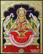 Gaja Lakshmi Tanjore Painting