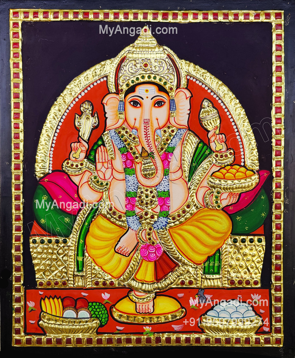 Ganesha Tajore Paintings