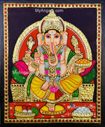 Ganesha Tajore Paintings