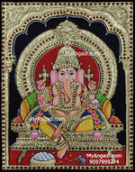 Ganesha Tanjore Painting