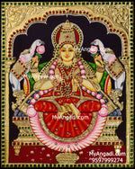 Gajalakshmi Tanjore Painting