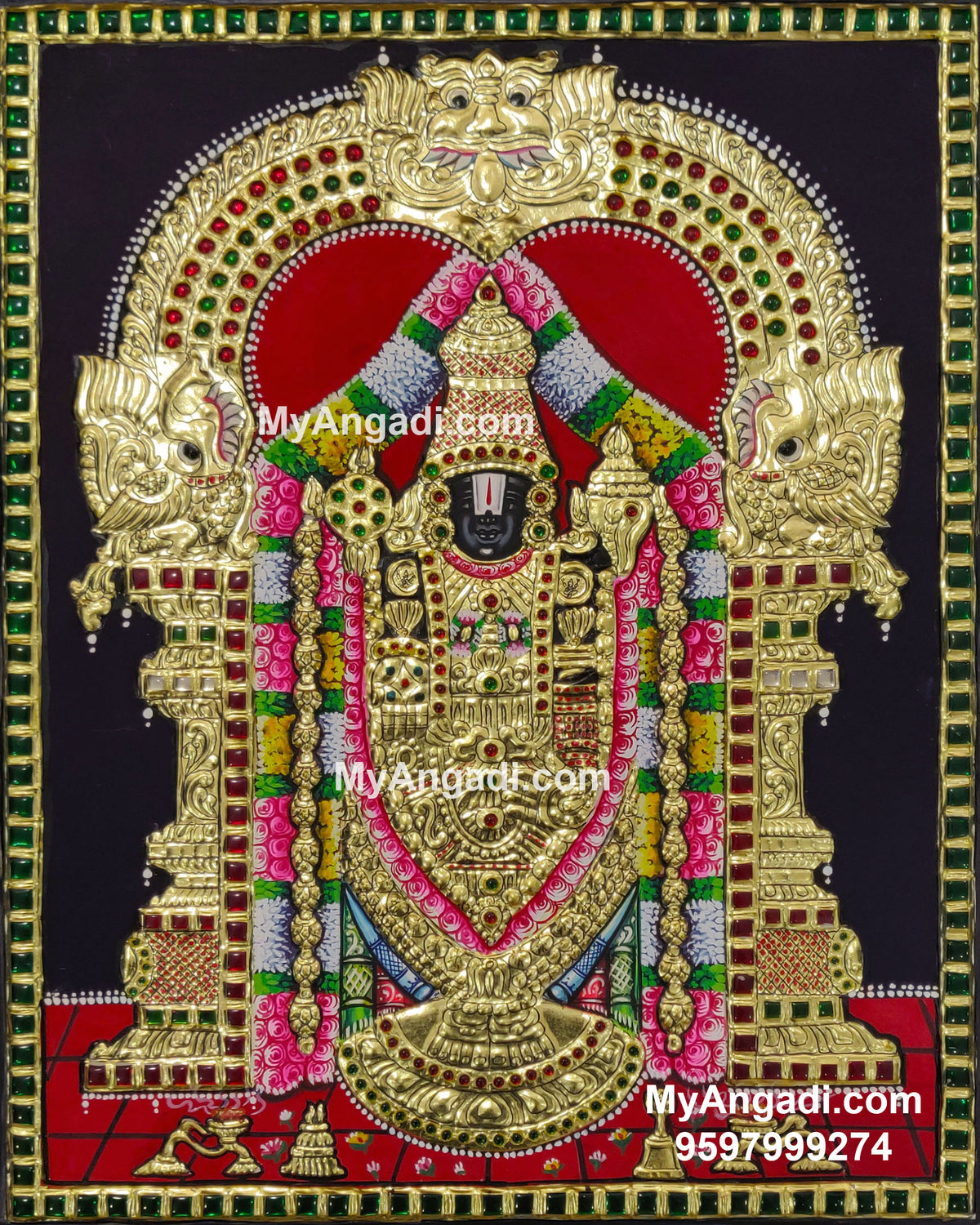 Balaji Tanjore Painting