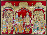 Meenakshi Thirukalyanam Tanjore Painting