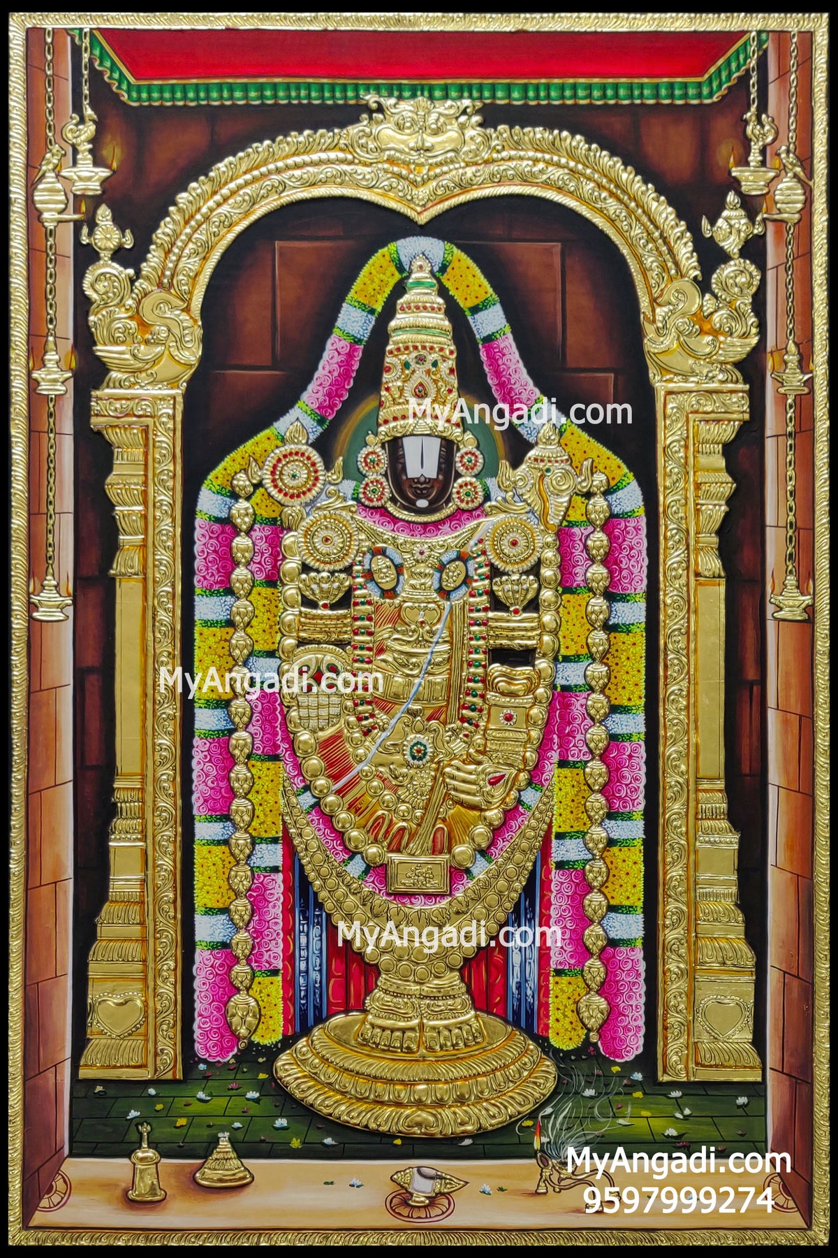 Balaji Tanjore Painting