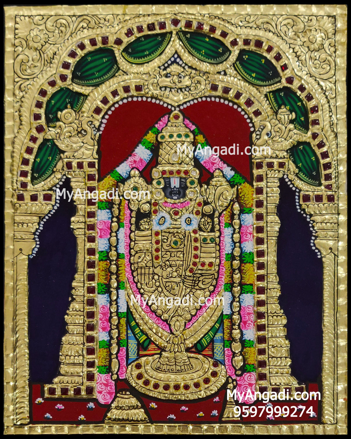 Balaji Tanjore Painting
