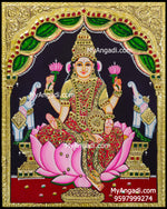 Gajalakshmi Tanjore Painting