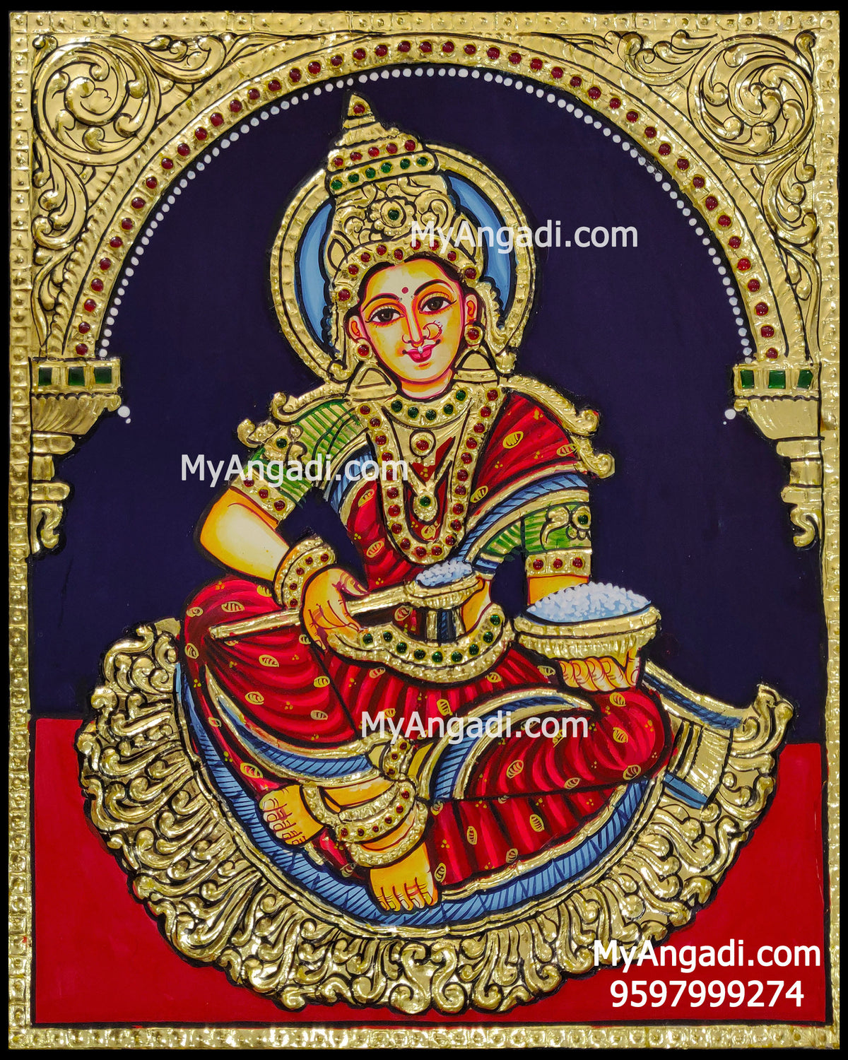 Annapoorani Tanjore Painting