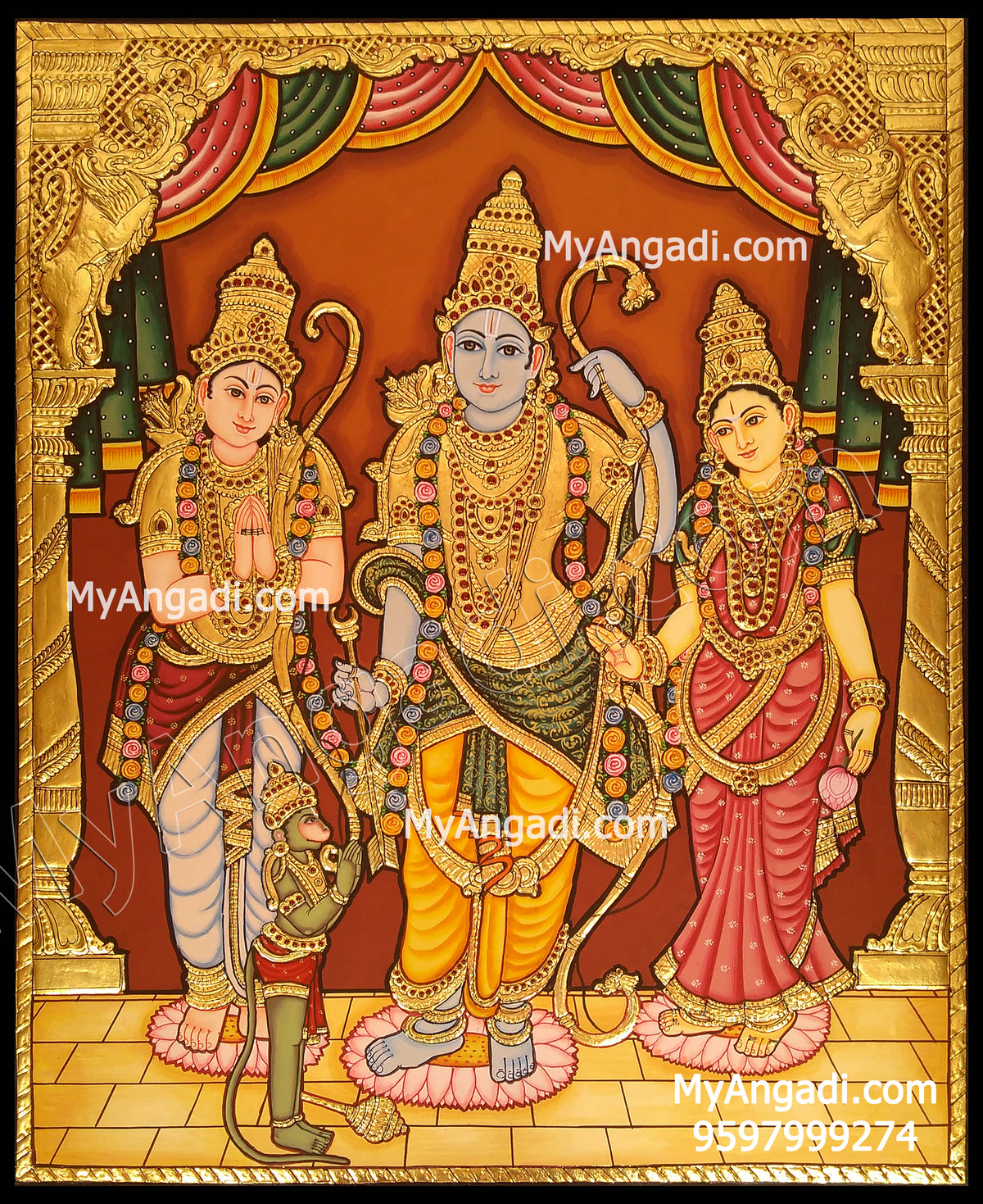 Kothandaraman Tanjore Painting