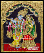 Radha Krishna Tanjore Painting