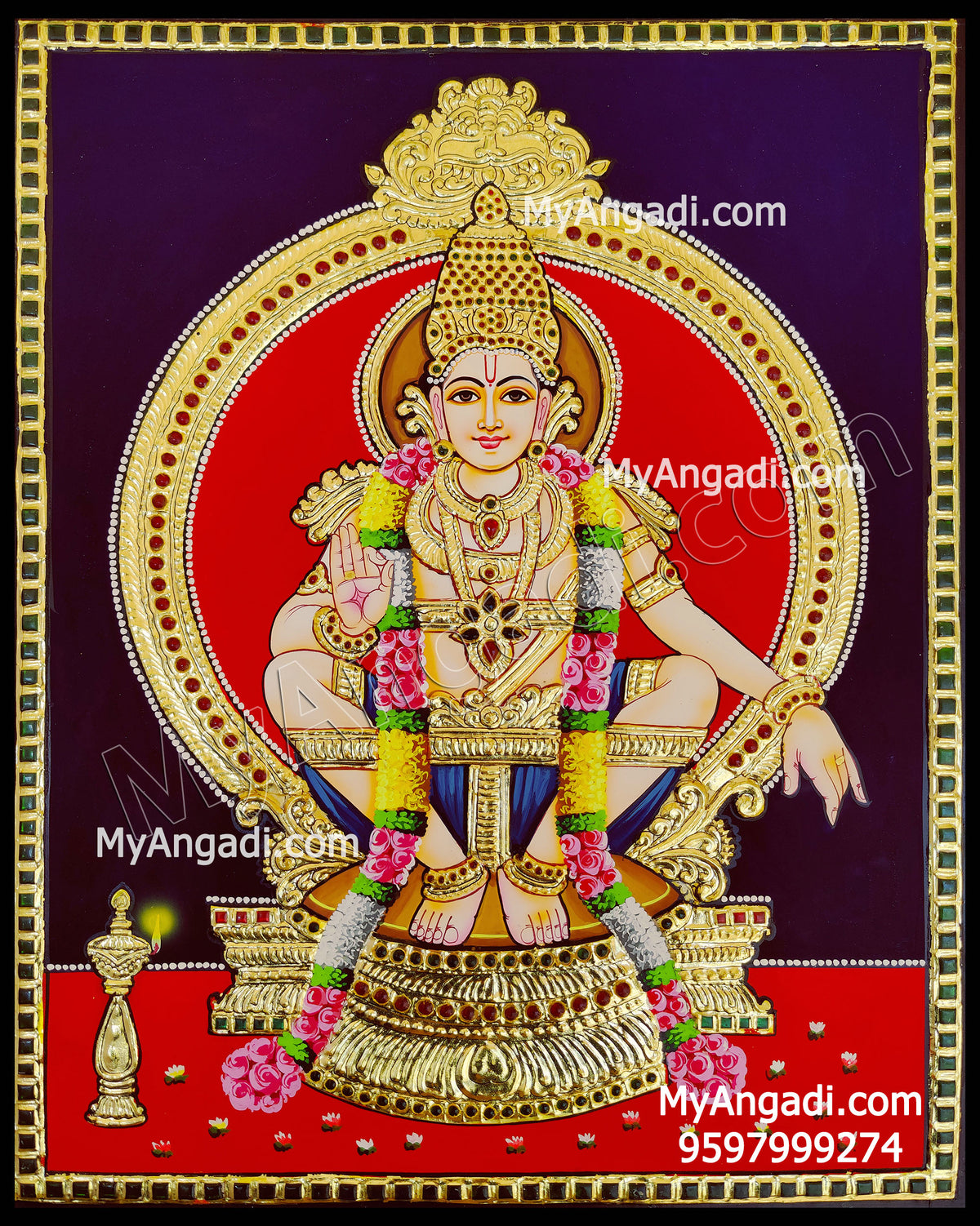 Aiyappan Tanjore Paintings