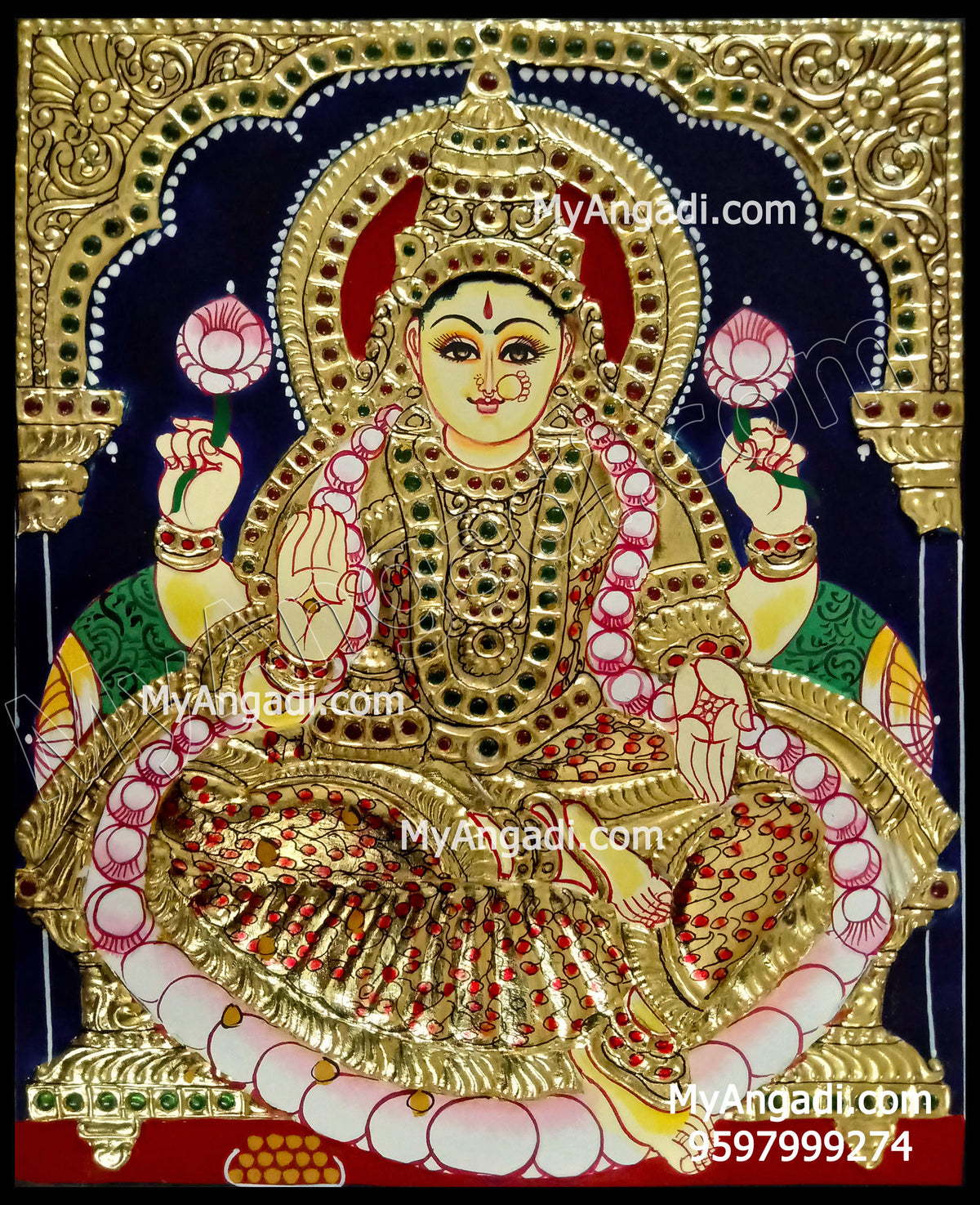 Lakshmi Tanjore Painting