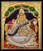 Saraswathi Tanjore Painting